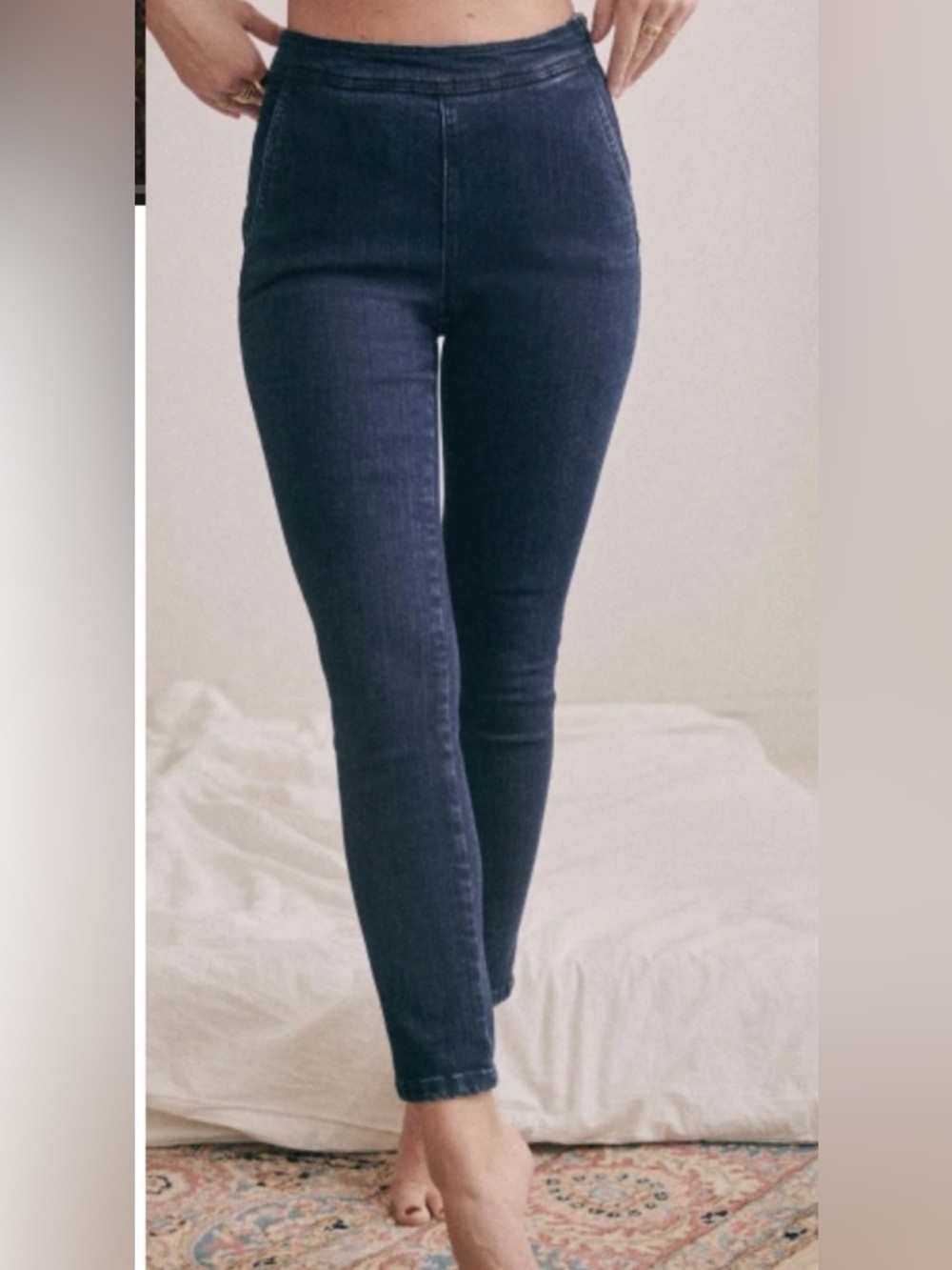 Sezane Clara Trousers Denim - Size 40